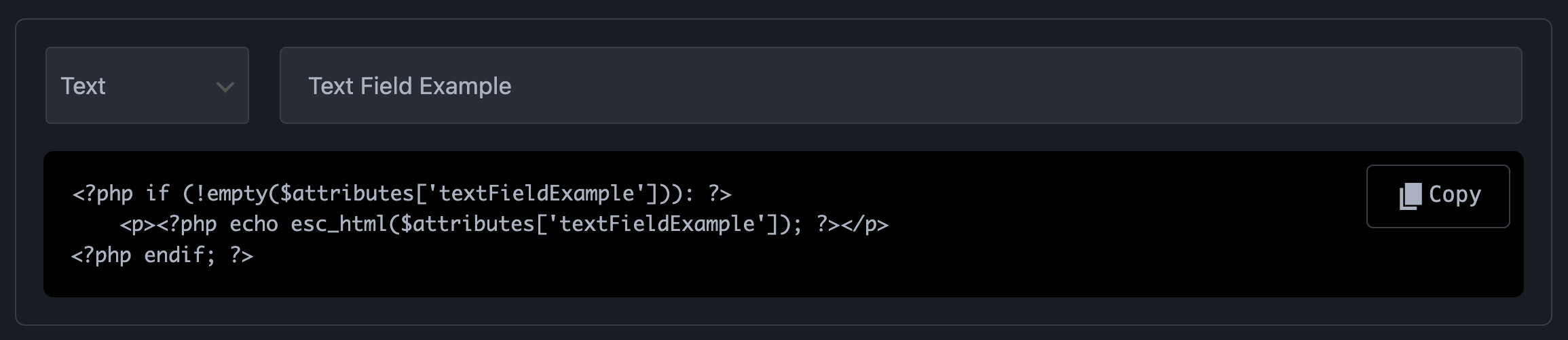 Fancoolo fields text