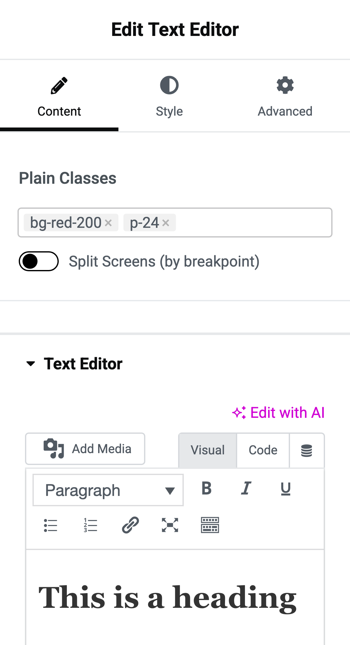 Screenshot 2025 12 04 at 14 57 59 Edit Gutenberg docs with Elementor