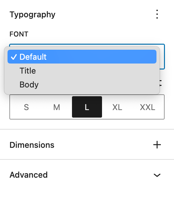 font hero after overwrite theme json